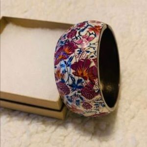 Floral cuff bracelet